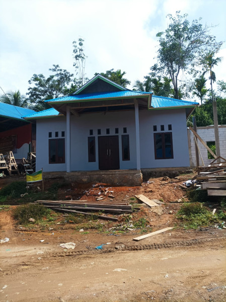 Pembangunan sekertariat Karang Taruna Desa Beno Harapan Selesai Di Kerjakan